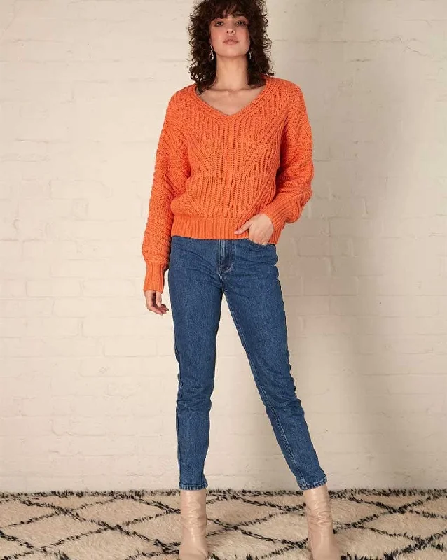 Sora Jumper Print Jacquard Patchwork