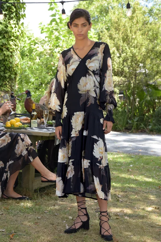 BLACK FLORAL