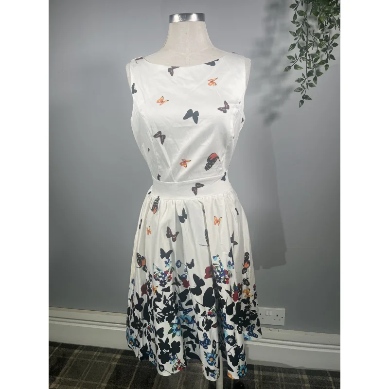 Tea Dress - Butterfly Silhouette (14)