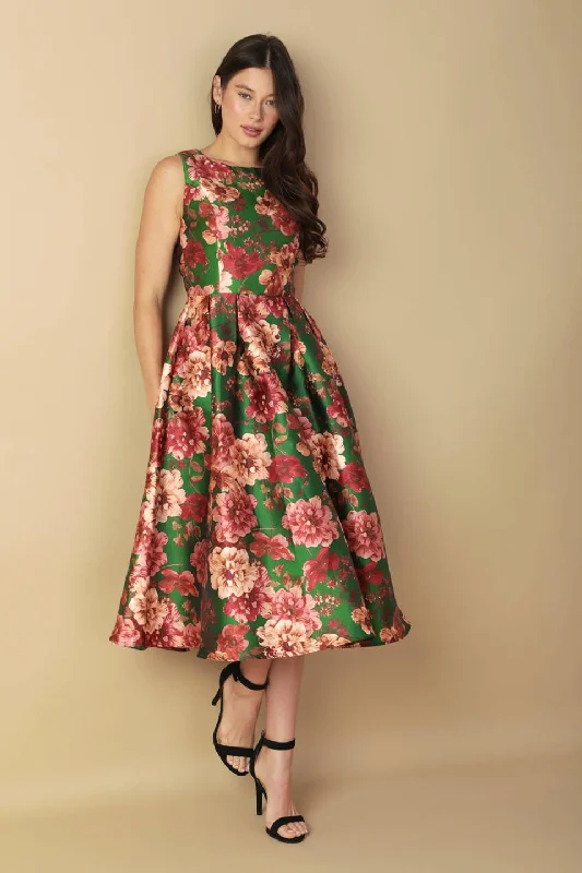 THROUGH THE YEARS WOVEN MDI DRESS