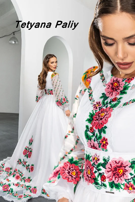 Tina  embroidered dress