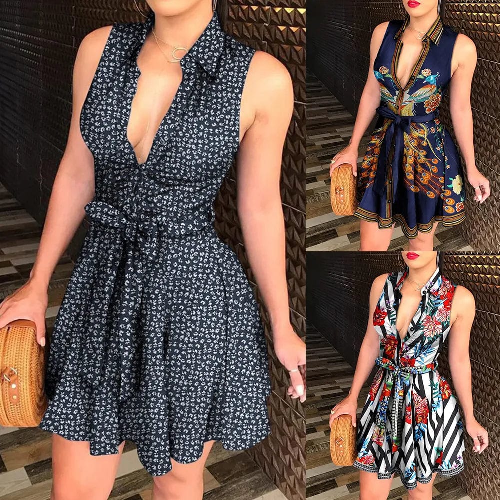 Vintage Black Polka Dot Dress