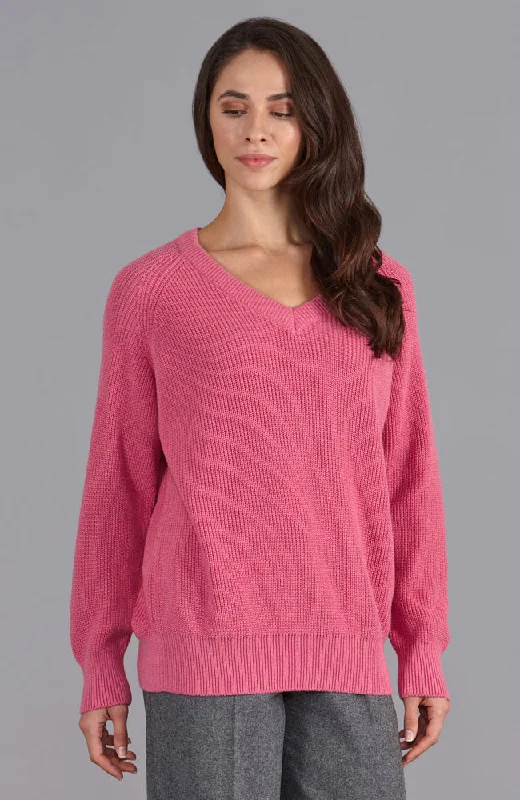 Womens Cotton Ribbed V Neck Jumper Terry Blend Velvet Blend Canvas Blend