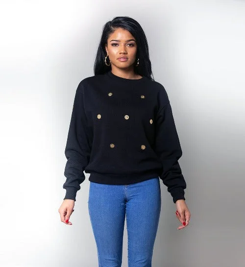 Monde D’or Button Jumper Neon Metallic Matte