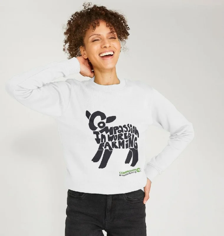 Women's Compassion Lamb Jumper Striped Floral Plaid