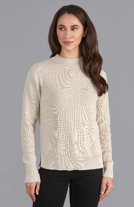 Womens Lightweight Cotton Fisherman Rib Jumper Machine Wash Dry Clean Hand Wash