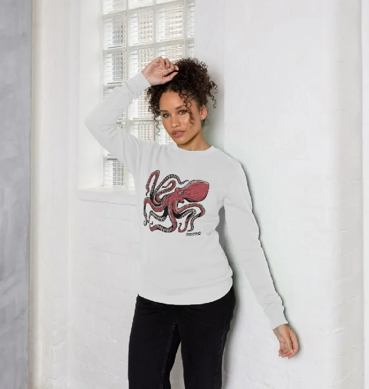 Women's Octopus Jumper Chenille Fabric Brocade Fabric Lace Fabric