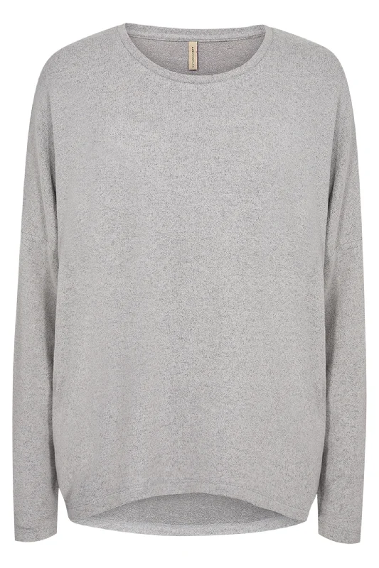 Soya Concept 24788-20 99470-12B Jumper Med Grey Melange Thin Thick Dense