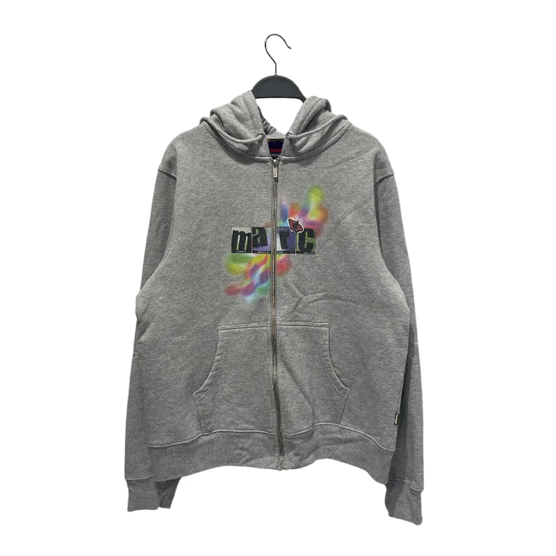 Heaven By Marc Jacobs/Zip Up Hoodie/L/Cotton/GRY/Gray Heaven Zip Up Hoodie with Belted Waist Structured Tailored Heaven By Marc Jacobs/Zip Up Hoodie/L/Cotton/GRY/Gray Heaven Zip Up Hoodie with Belted Waist Structured Tailored