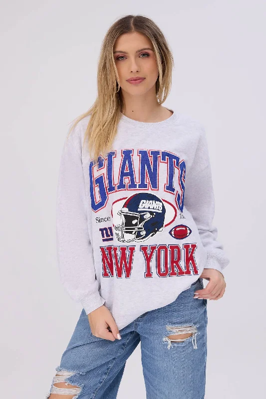 New York Giants Graphic Crew Neck Sweatshirt Hoodie with Strings Custom Fit Adjustable New York Giants Graphic Crew Neck Sweatshirt Hoodie with Strings Custom Fit Adjustable