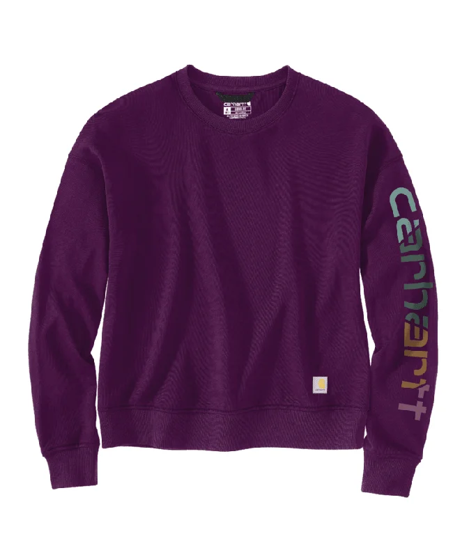TENCEL Fiber Series Loose Fit Sleeve Graphic Sweatshirt - Eggplant Hoodie with Logo Branding Identity TENCEL Fiber Series Loose Fit Sleeve Graphic Sweatshirt - Eggplant Hoodie with Logo Branding Identity