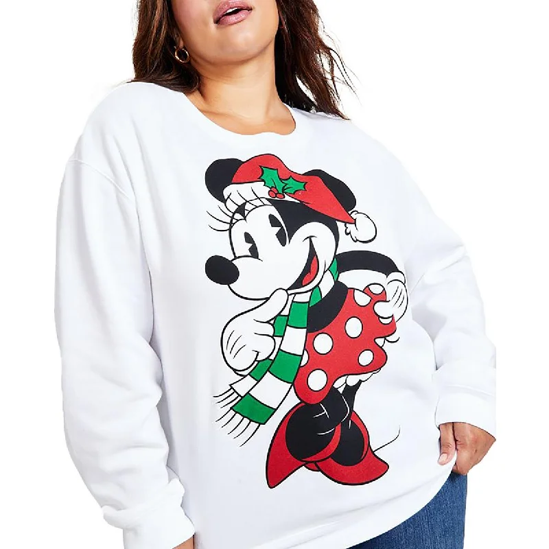 Disney Womens Plus Fleece Comfy Sweatshirt Hoodie with Zipper Placket Modern Functional Disney Womens Plus Fleece Comfy Sweatshirt Hoodie with Zipper Placket Modern Functional
