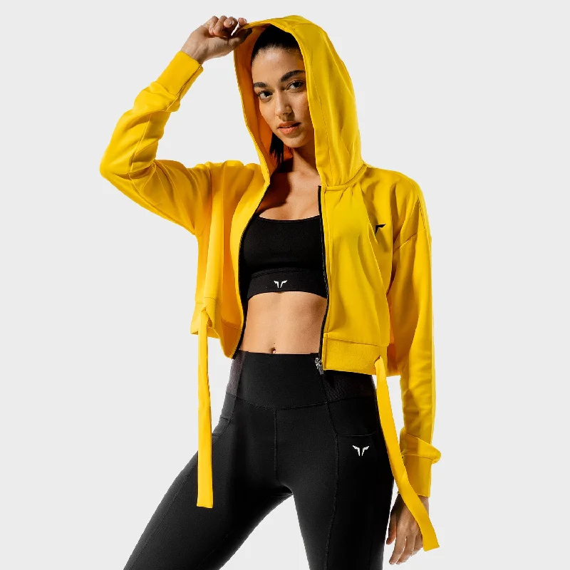 Do-Knot Hoodie - Yellow Hoodie with Oversized Fit Loose Comfortable