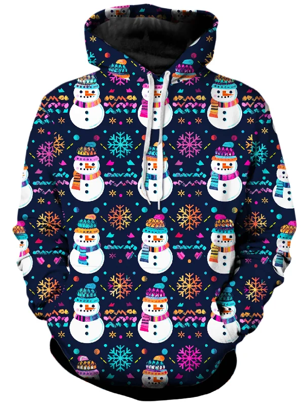 Frosty Flakes Unisex Hoodie Hoodie with Hem Lace Feminine Delicate