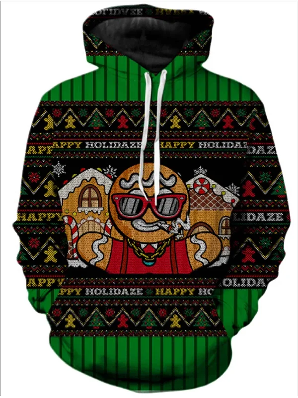 Gingerbread Daze Unisex Hoodie Oversized Hoodie Comfort Casual
