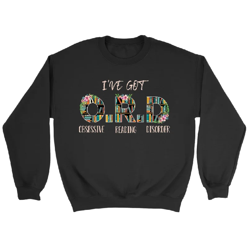 "I've Got O.R.D" Sweatshirt Hoodie with Mock Neck Collared Structured