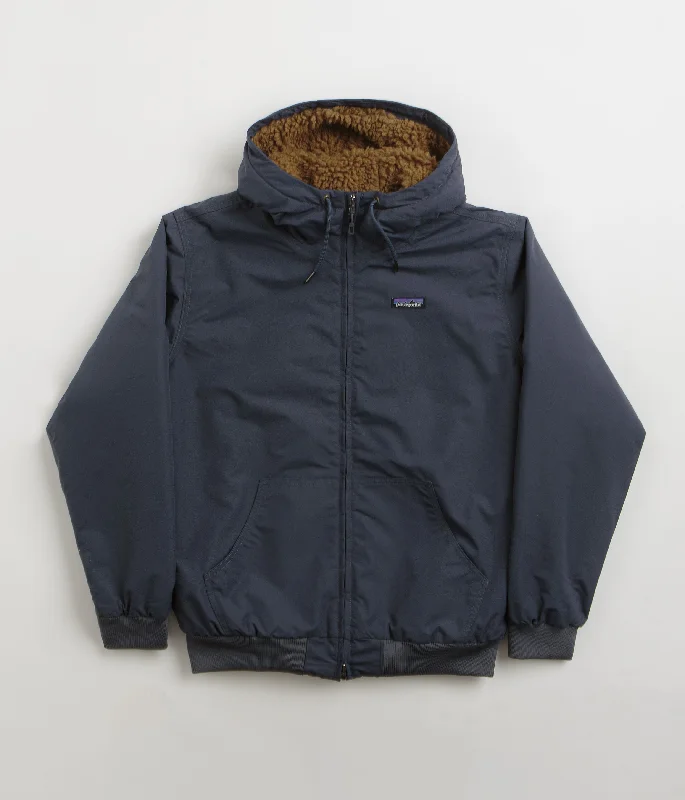 Patagonia Lined Isthmus Hoodie - Smolder Blue Hoodie with Hood Adjustable Protection