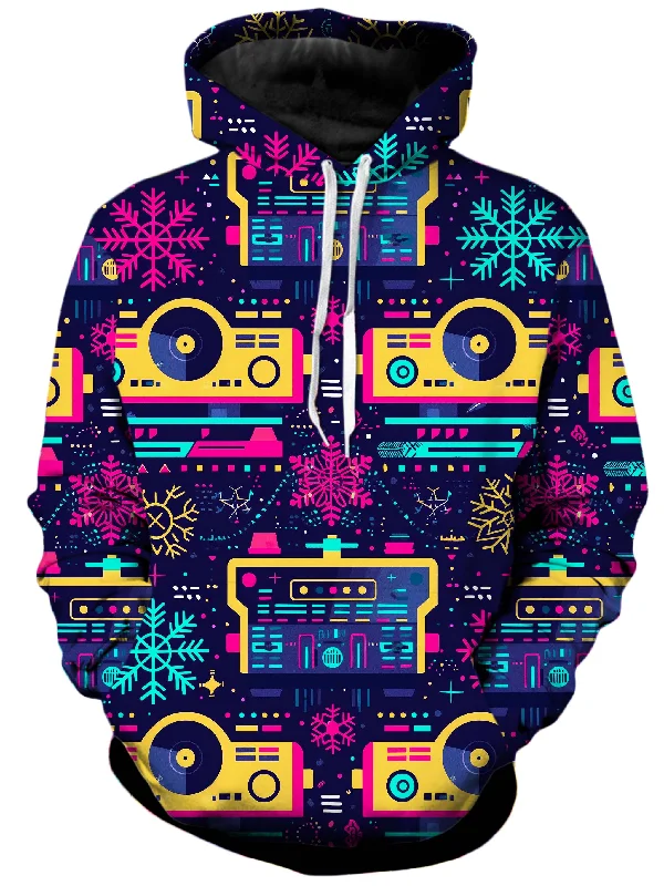 Push Play Unisex Hoodie Hoodie with Frayed Bohemian Relaxed