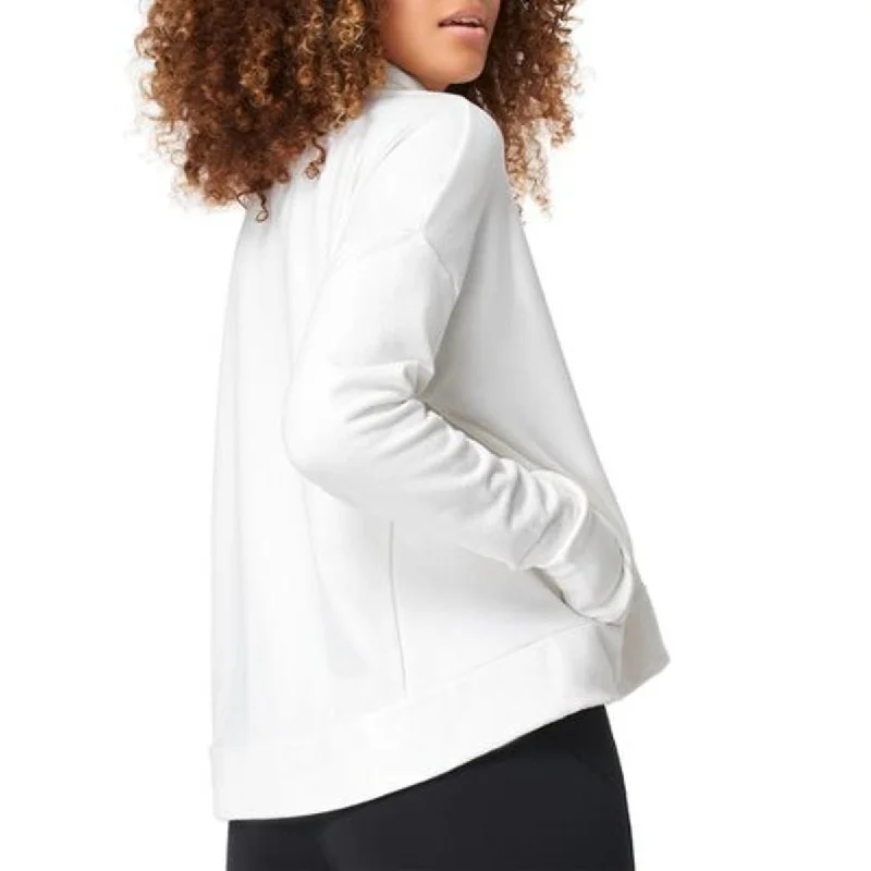 Sweaty Betty Womens Harmonise Mock Neck Cozy Hoodie Hoodie with Hem Contrast Bold Stylish