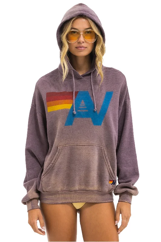 VINTAGE LOGO RELAXED PULLOVER HOODIE - FADED MOCHA Hoodie with Patch Decorative Personalized VINTAGE LOGO RELAXED PULLOVER HOODIE - FADED MOCHA Hoodie with Patch Decorative Personalized
