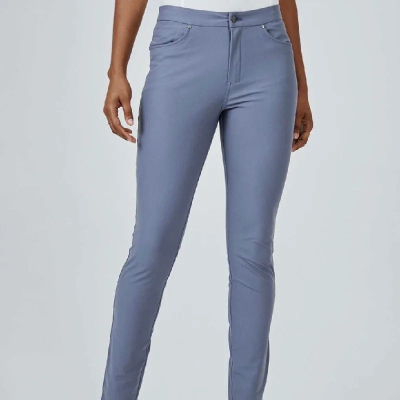 7Diamonds Infinity Straight Leg Pant Echo Grey Soft Stretch Pants