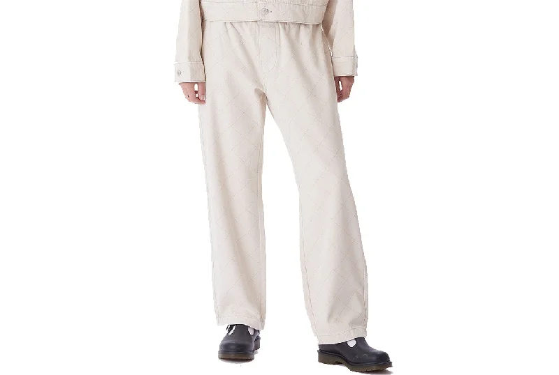 DENIM EASY DIAMOND PANT Chic Capri Pants