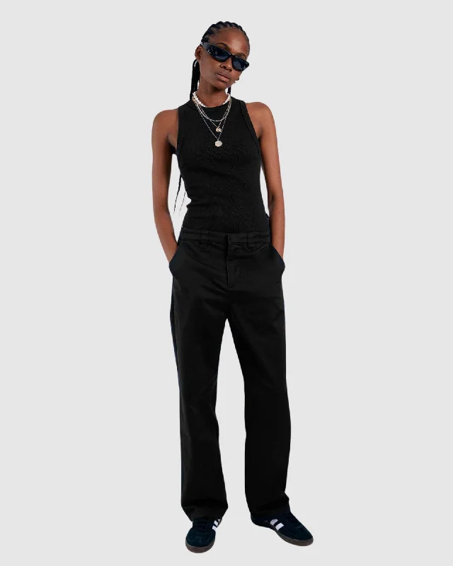 Hill Pants - Black Elegant Palazzo Trousers