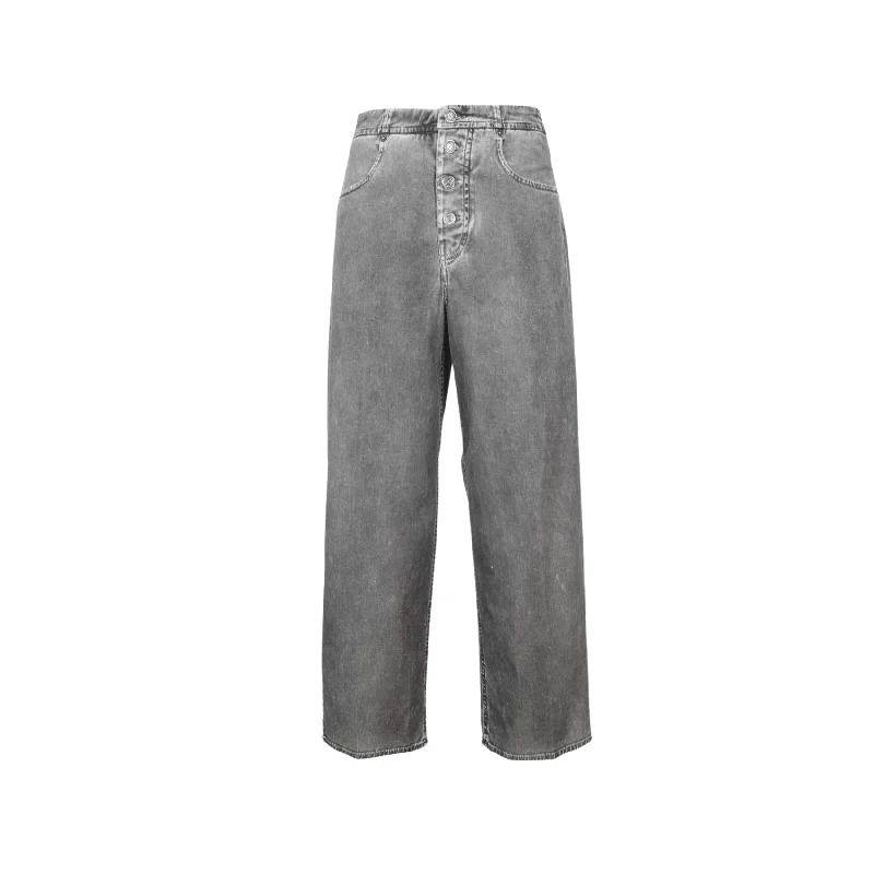 Margie Pant Carrot - Black Comfortable Fleece Pants