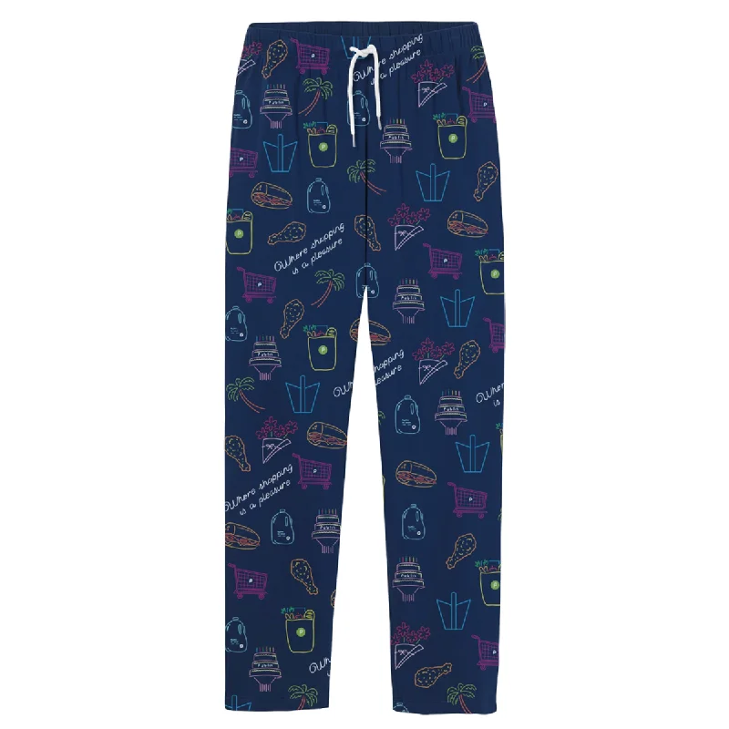 Limited Edition - Neon Publix Retro Icon Lounge Pants Trendy Wide-Leg Pants