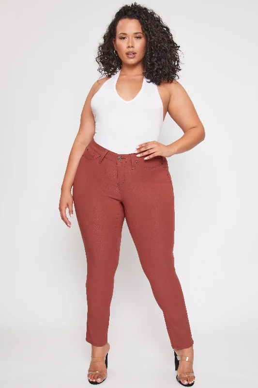 Women´s Plus Hyperstretch Forever Color Pants - Pastels Comfy High-Waist Jeans