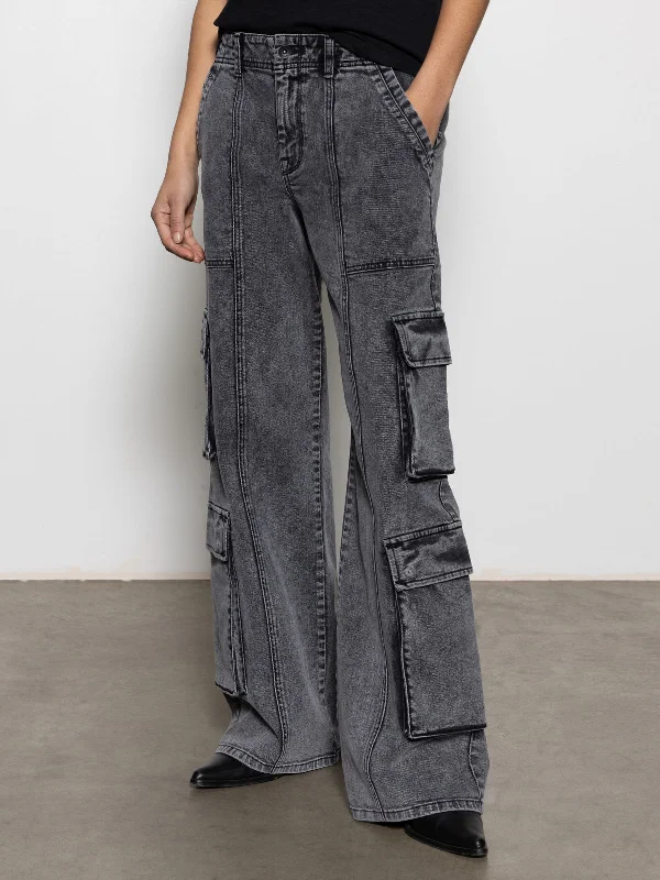 Speed Standard Rise Denim Cargo Pant Odyssey Classic Pleated Pants