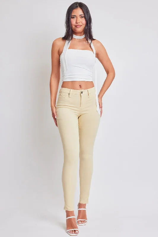 Women's Hyperstretch Skinny Pants, Banana Cream Fashionable Jogger Pants
