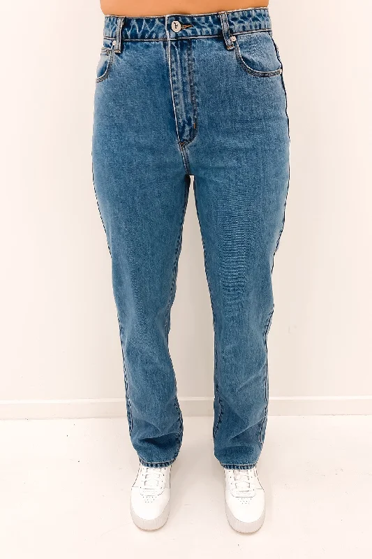 A 94 High Straight Jean Georgia Elegant Skinny Leg Jeans