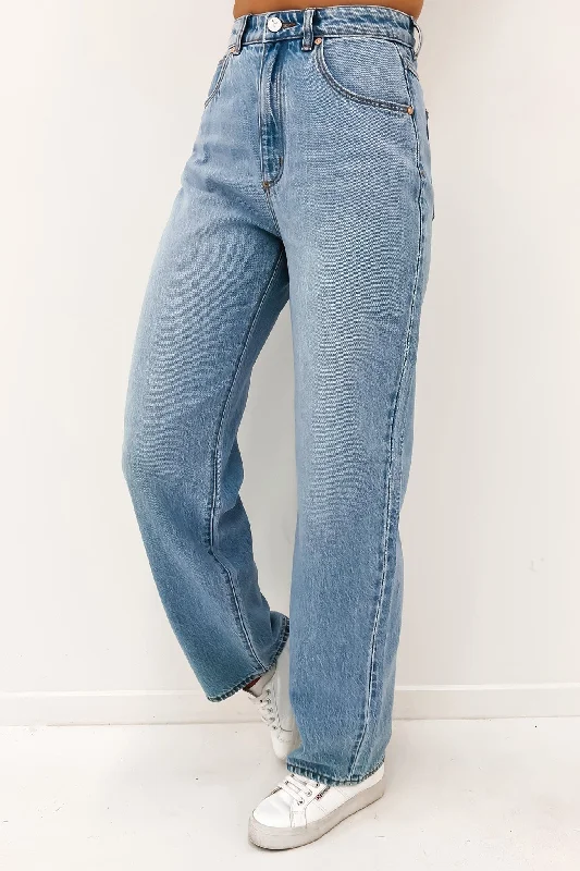 A Carrie Jean Francis Organic Stylish Shredded Denim Jeans