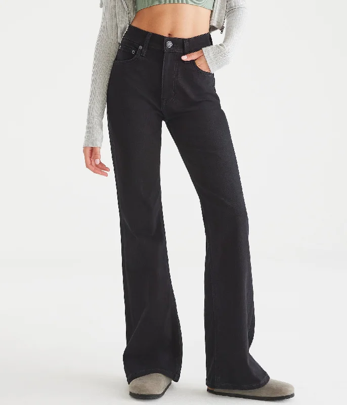 Aeropostale Flare High-Rise Jean Stylish Plus Size Denim Jeans
