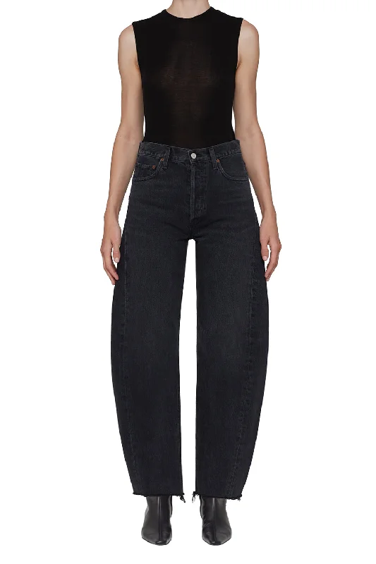 AGOLDE Luna Pieced Jean in Possess Trendy Colored Denim Jeans