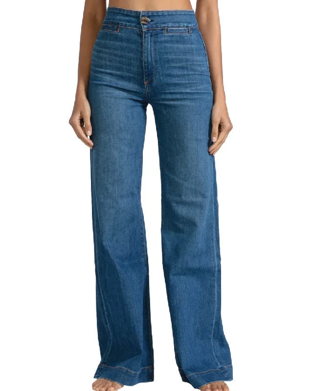 Brighton Wide Leg Jean in Mercury Stylish Cargo Style Jeans