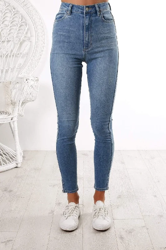 Hi Rider Jean Lennon Blue Comfortable Flare Leg Jeans