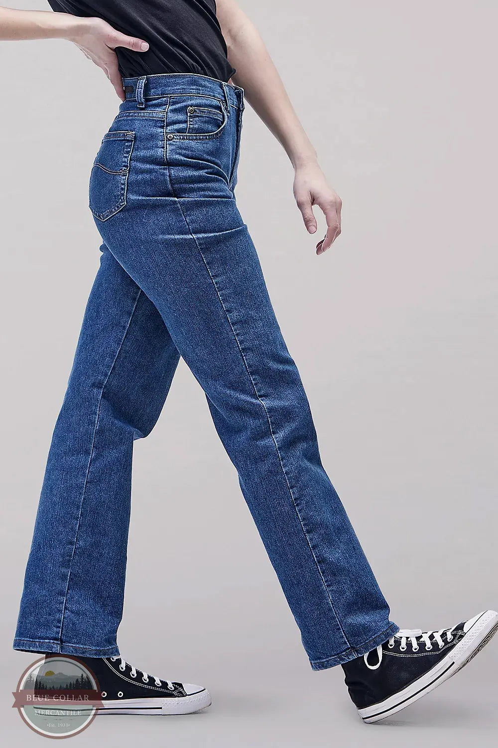 Premium Stone Relaxed Fit Jean 3051866 Chic Faded Blue Jeans