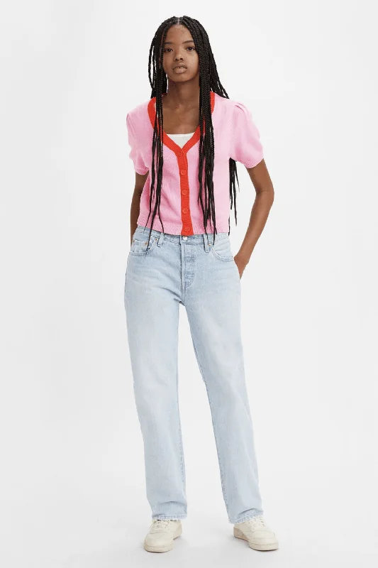 LEVI'S 501 90'S JEAN - LIGHT INDIGO WORN IN Trendy Colored Denim Jeans