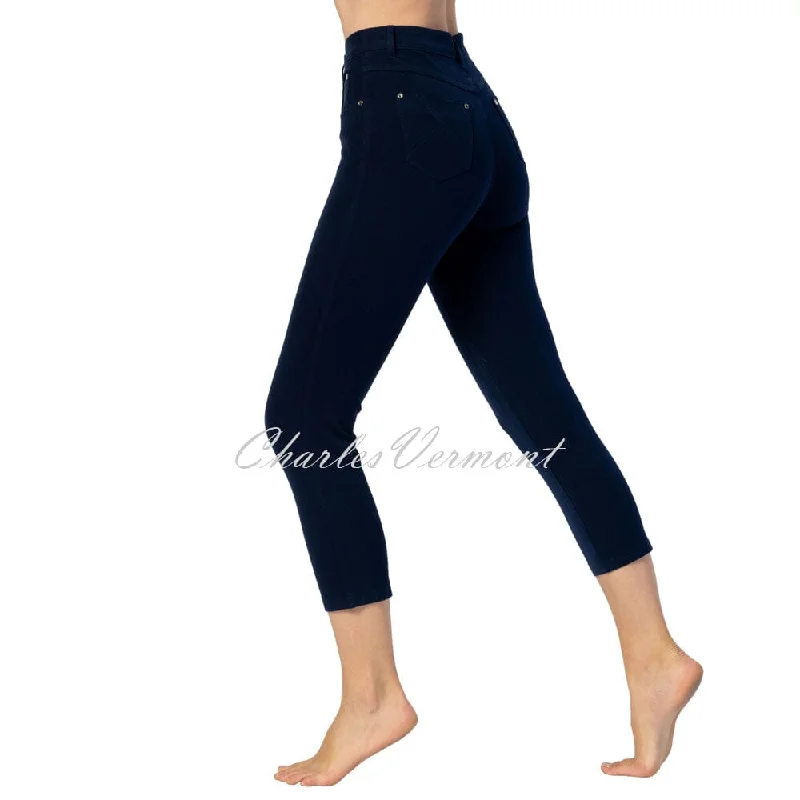 Marble Mid-Calf Cropped Leg Skinny Jean – Style 2412-103 (Navy) Cozy Wide-Legged Jeans Marble Mid-Calf Cropped Leg Skinny Jean – Style 2412-103 (Navy) Cozy Wide-Legged Jeans