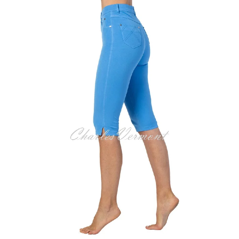Marble Pedal Pusher Slim Leg Jean – Style 2409-190 (Azure Blue) Stylish Slim Fit Denim Marble Pedal Pusher Slim Leg Jean – Style 2409-190 (Azure Blue) Stylish Slim Fit Denim