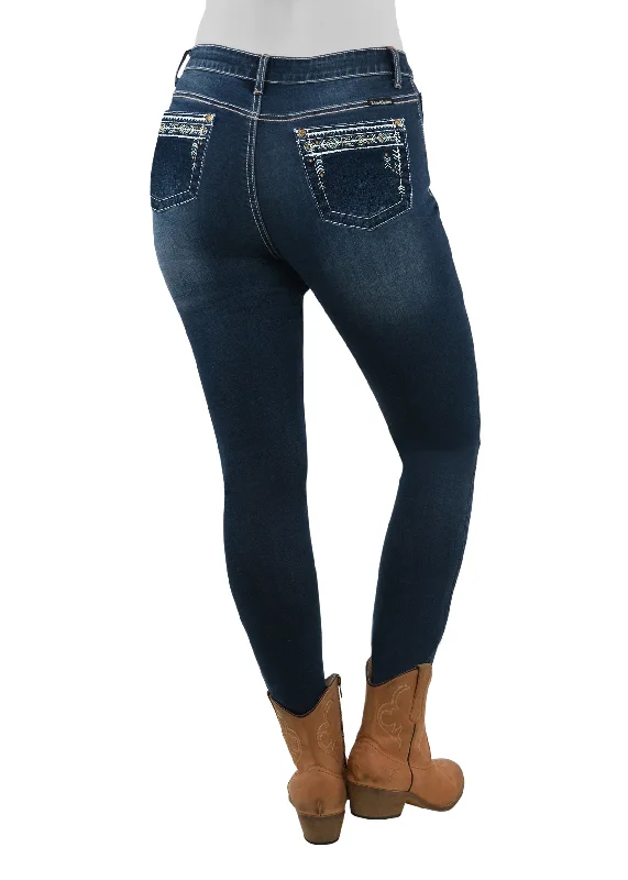 Pure Western Womens Frida Hi-Waisted Super Skinny Jean Cozy Tencel Blend Denim Jeans