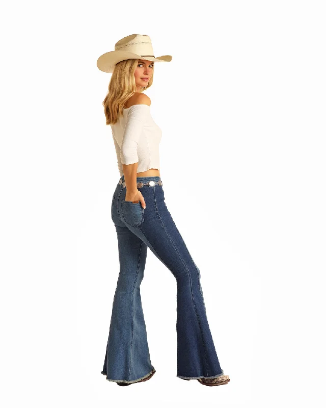 Women's Rock & Roll Cowgirl Bargain Bell Jean #RRWD7PRZU9 Comfortable Stretch Fit Jeans Women's Rock & Roll Cowgirl Bargain Bell Jean #RRWD7PRZU9 Comfortable Stretch Fit Jeans