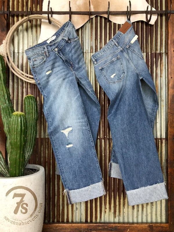 The Paycee High Rise Wide Leg Jean Fashionable Relaxed Fit Denim