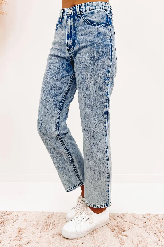 True Straight Jean Blue Horizon Comfortable Flare Leg Jeans