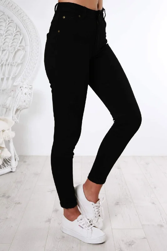 Westcoast Ankle Jean Raven Comfortable Flare Leg Jeans