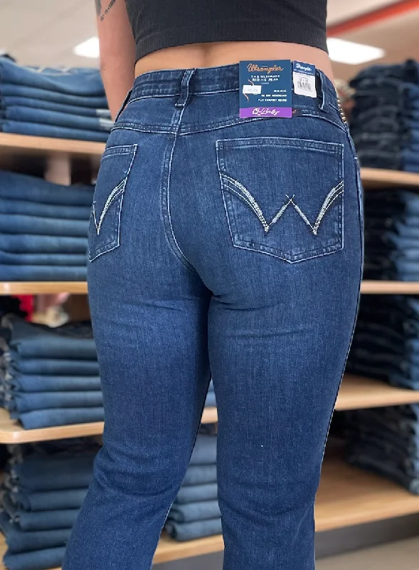 Wrangler Q-Baby Jean Women's 112352984 Fashionable Relaxed Fit Denim