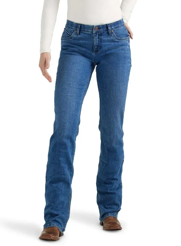 Wrangler Q-Baby Jean Women's 112356617 Comfortable Zip-Fly Denim Jeans