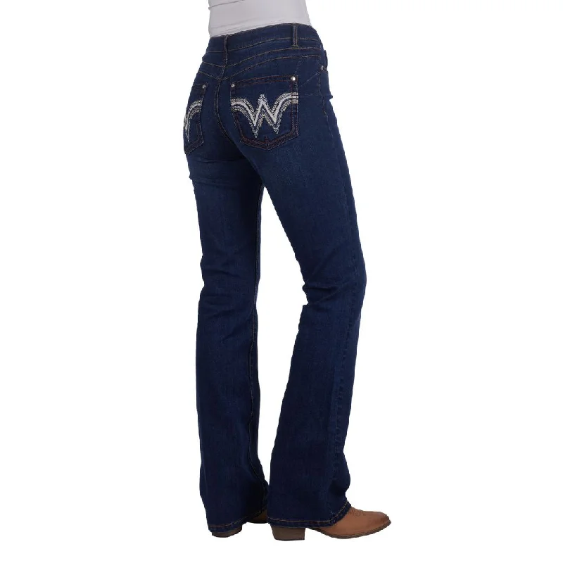 Wrangler Tilly Q-Baby Jean Fashionable Distressed Jeans